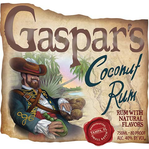 Tampa Bay Gaspar's Coconut Rum