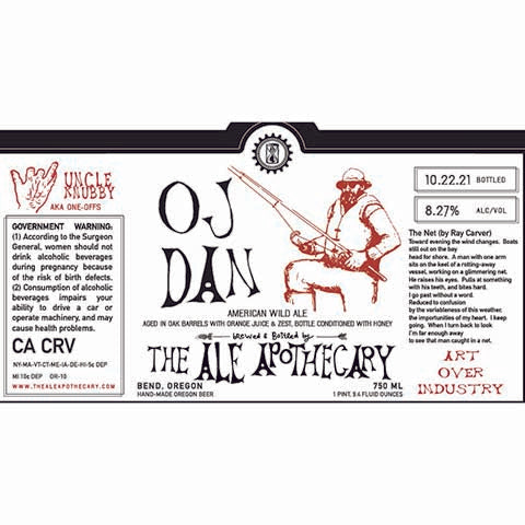 The Ale Apothecary OJ DAN Wild Ale