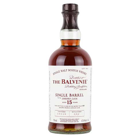 The Balvenie 15 Year Old Single Barrel Sherry Cask Single Malt