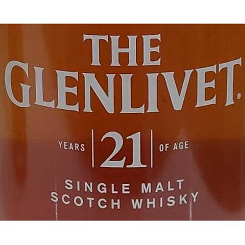 The Glenlivet 21-Year-Old Single Malt Scotch Whisky