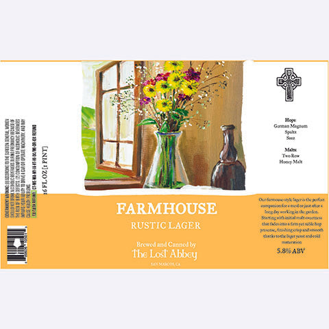 The Lost Abbey Farmhouse Rustic Lager