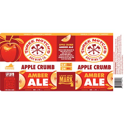 Three Notch'd Apple Crumb Amber Ale