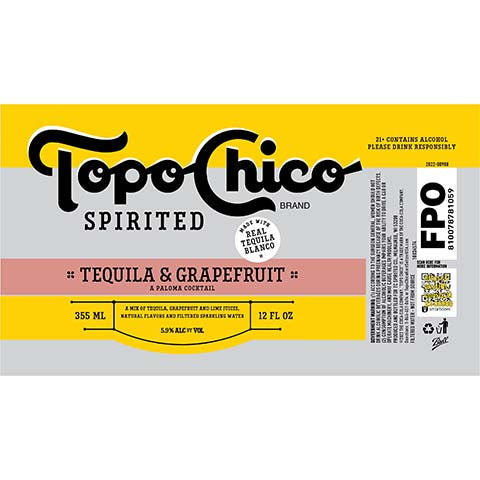 Topo Chico Grapefruit Paloma