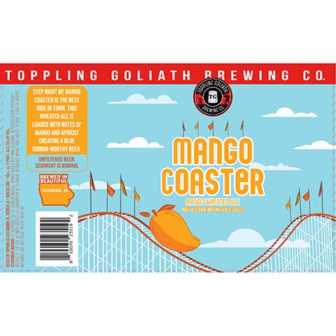 Toppling Goliath Mango Coaster Wheated Ale