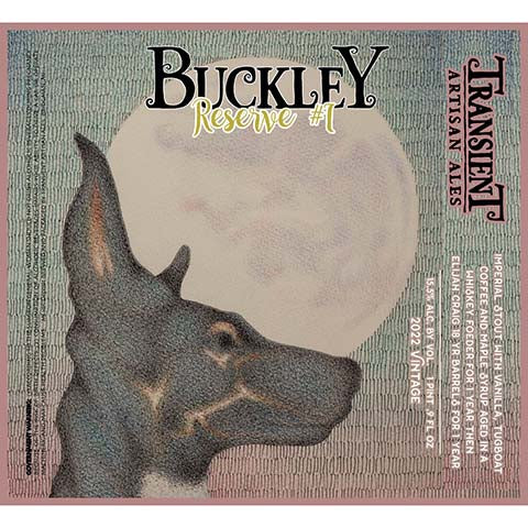Transient Artisan Ales Buckley Reserve