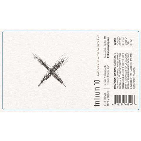 Trillium 10 Saison Ale