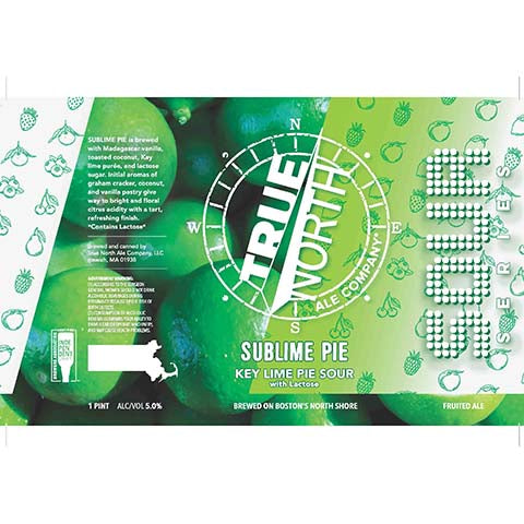 True North Sublime Pie Key Lime Pie Sour Ale