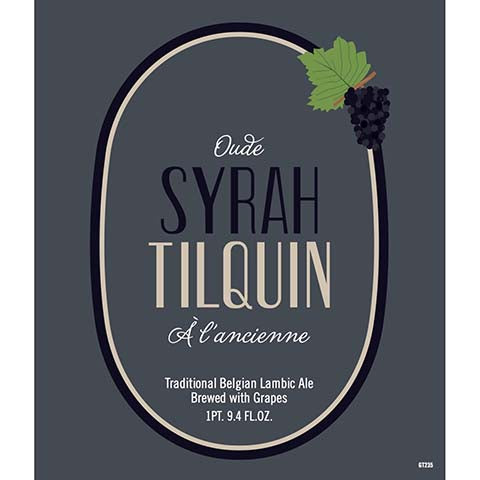 Twelve Percent Syrah Tilquin Belgian Lambic Ale