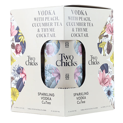 Two Chicks Sparkling Vodka CuTea