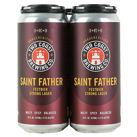 Two Coast Saint Father Lager