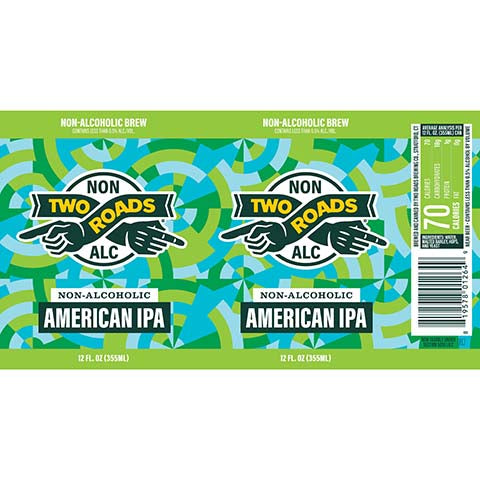Two Roads American IPA (Non-Alcoholic)