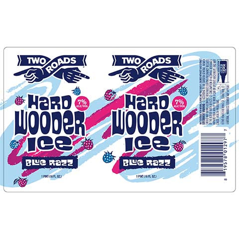 Two Roads Hard Wooder Ice Blue Razz