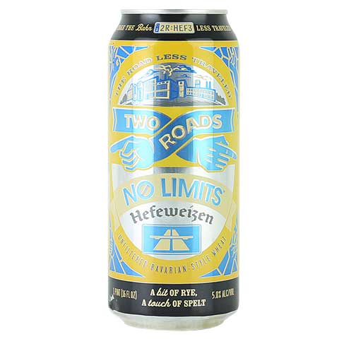 Two Roads No Limits Hefeweizen – CraftShack - Buy craft beer online.
