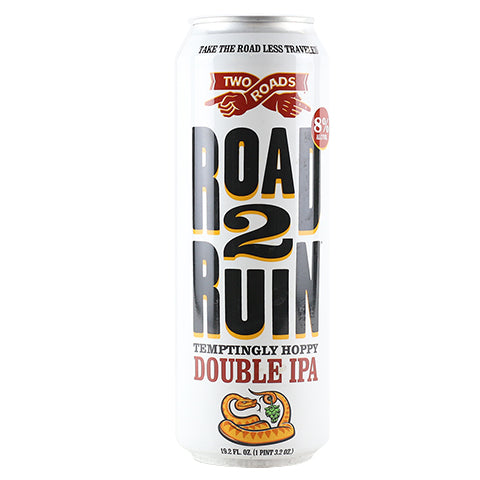 Two Roads Road 2 Ruin Double IPA – CraftShack - Buy craft beer online.