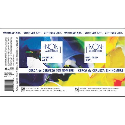 Untitled Art Cerca de Cerveza Sin Nombre (Non-Alcoholic)
