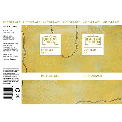Untitled Art/Long Beach Rice Pilsner