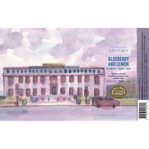 Urban Artifact Blueberry and Lemon Midwest Fruit Tart Ale