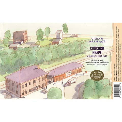 Urban Artifact Concord Grape Midwest Fruit Tart Ale