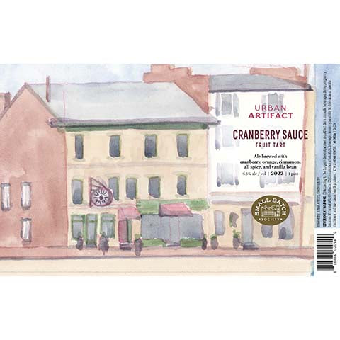 Urban Artifact Cranberry Sauce Fruit Tart Ale