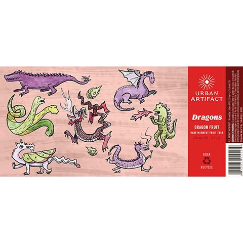 Urban Artifact Dragon Fruit Rare Midwest Fruit Tart Ale