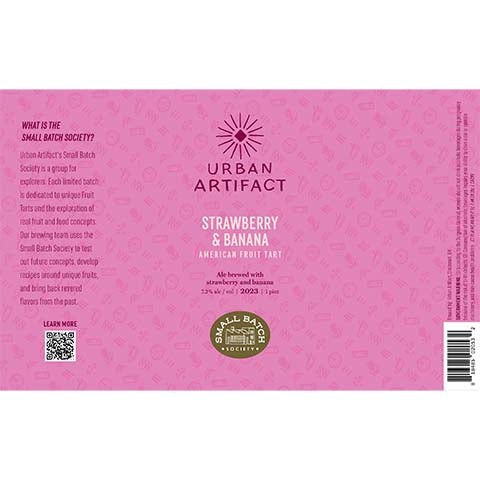 Urban Artifact Strawberry & Banana Fruit Tart Ale