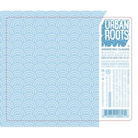Urban Roots Geometric Clouds Golden Sour Ale