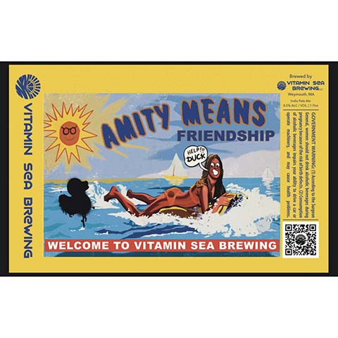 Vitamin Sea Amity Means Friendship IPA
