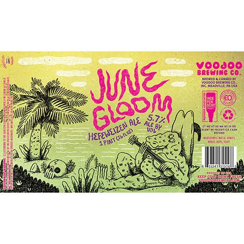 Voodoo June Gloom Hefeweizen Ale