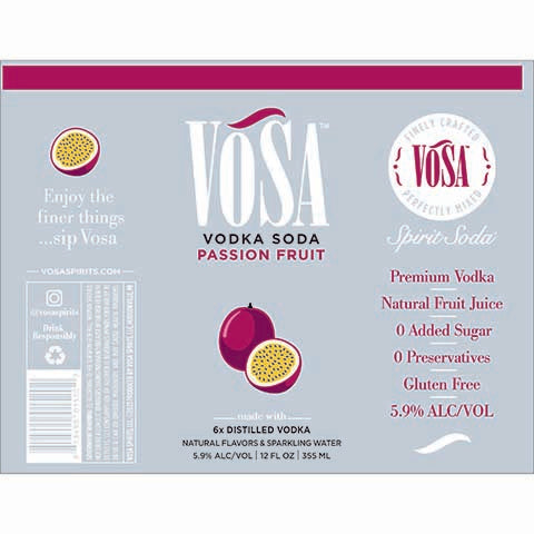 Vosa Passion Fruit