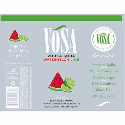 Vosa Watermelon Lime