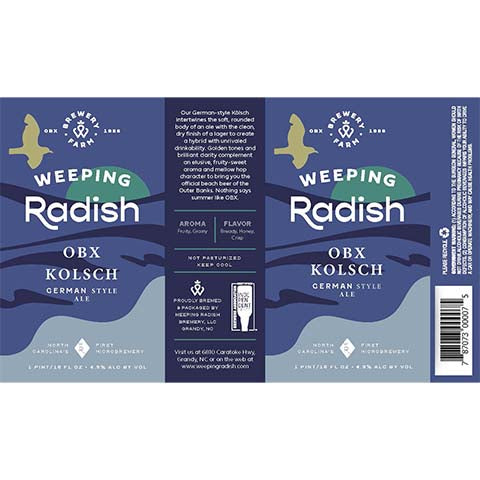 Weeping Radish OBX Kolsch
