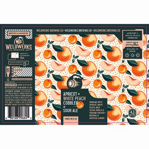 Weldwerks Apricot White Peach Cobbler Sour Ale