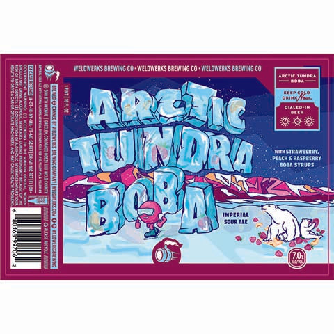 Weldwerks Arctic Tundra Boba Imperial Sour Ale