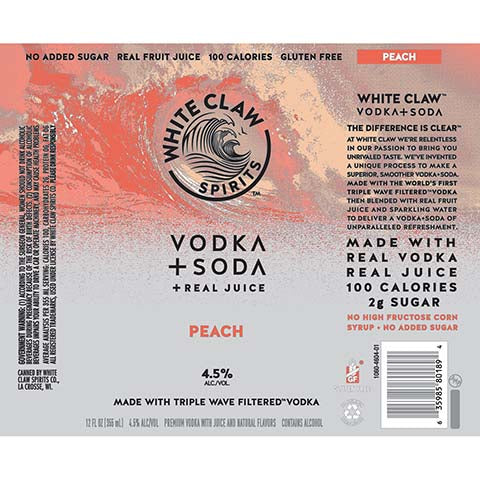 White Claw Peach
