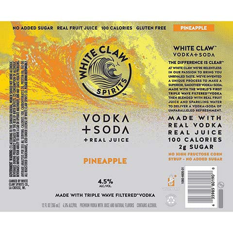 White Claw Pineapple