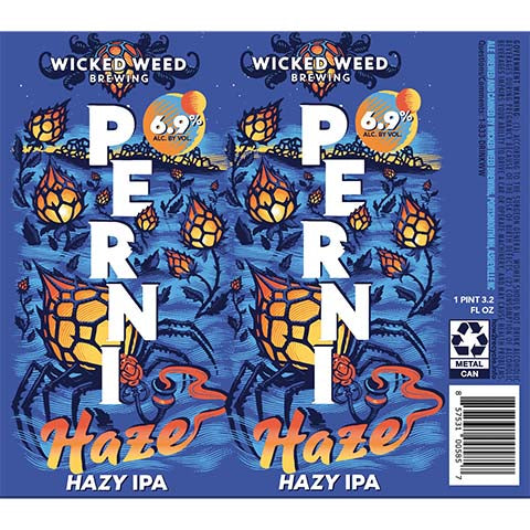 Wicked Weed Perni Haze Hazy IPA