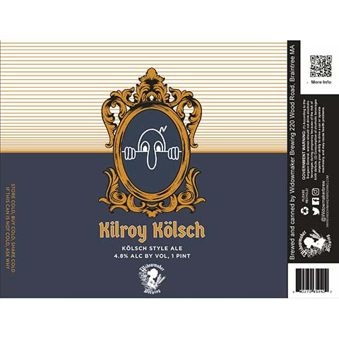 Widowmaker Kilroy Kolsch Style Ale