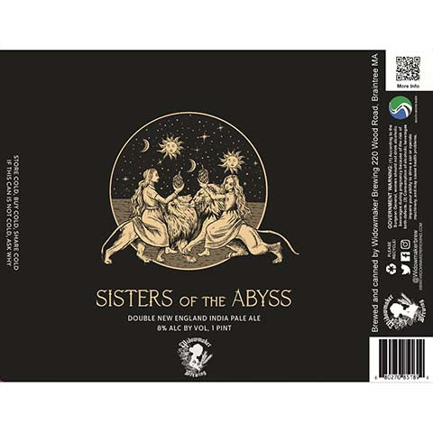 Widowmaker Sisters Of The Abyss Double New England IPA