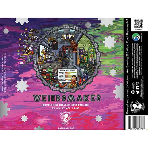Widowmaker Weirdomaker Double New England IPA