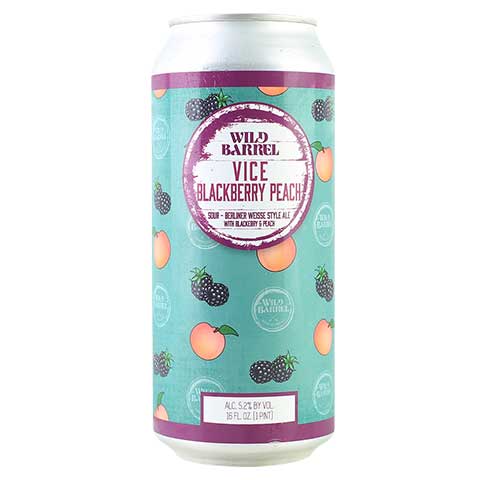Wild Barrel Vice Blackberry Peach Sour