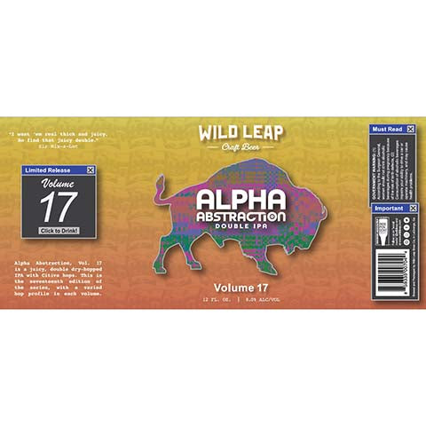 Wild Leap Alpha Abstraction DIPA