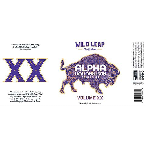 Wild Leap Alpha Abstraction DIPA Volume XX