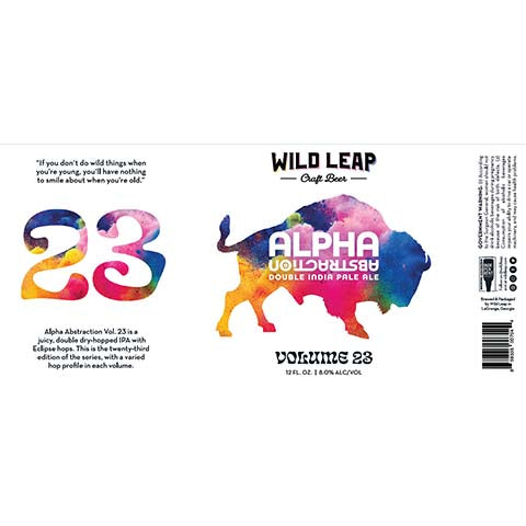 Wild Leap Alpha Abstraction Volume 23 IPA