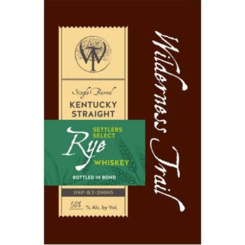 Wilderness Trail Settlers Select Rye Whiskey