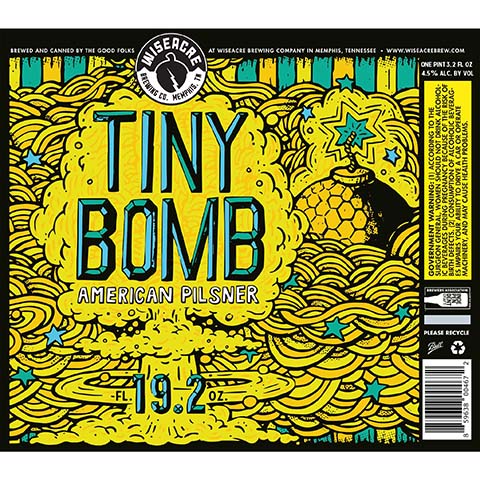 Wiseacre Tiny Bomb American Pilsner