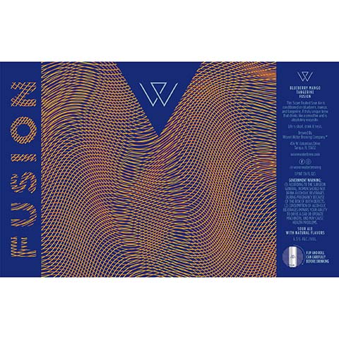 Woven Water Blueberry Mango Tangerine Fusion Sour