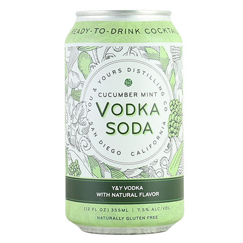 You & Yours Cucumber Mint Vodka Soda