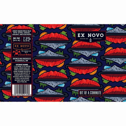 Ex Novo Bit Of A Commute Hazy IPA
