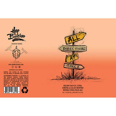 Hop Butcher All Directions At Once DIPA