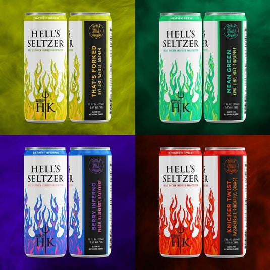 Hell's Seltzer Variety Pack by Gordon Ramsay